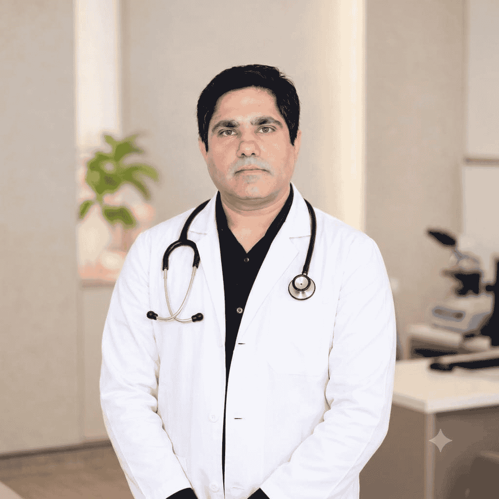Dr. Rajesh Kaler, dermatologist at Aura Derma & Aesthetic Clinic